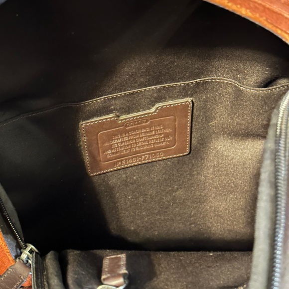 Vintage Coach Brick colored Backpack - Picture 12 of 16